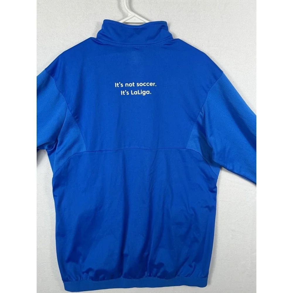 Puma La liga Men's Large Soccer Track Jacket Blue